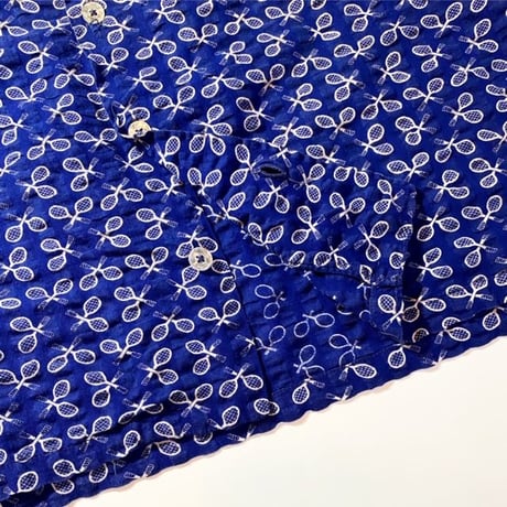 1960's〜 SAKS FIFTH AVENUE Seersucker S/S Shirt