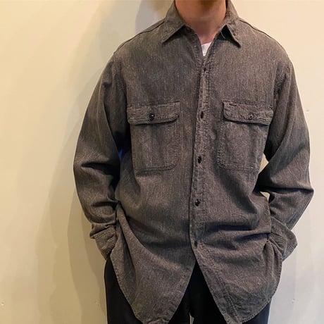 1960's BIG MAC Black Chambray L/S Shirt