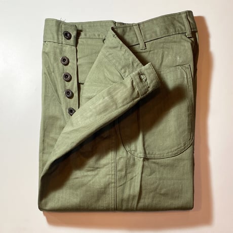 1940's USMC P-41 Herringbone Trousers Deadstock