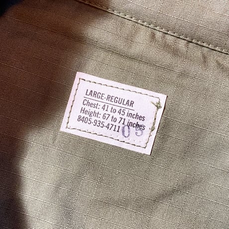 1960's US.ARMY Jungle Fatigue 4th Jacket Deadstock
