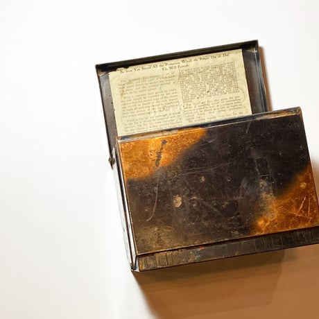 1920's〜 NATIONAL Japanned Metal Money Box