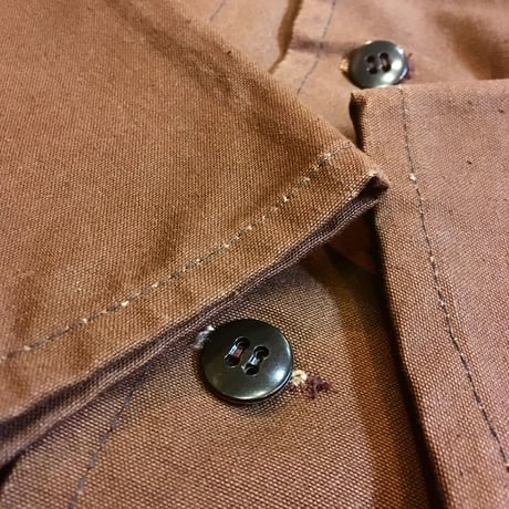 1950's〜 French Unknown Cotton&Linen Jacket Deadstock