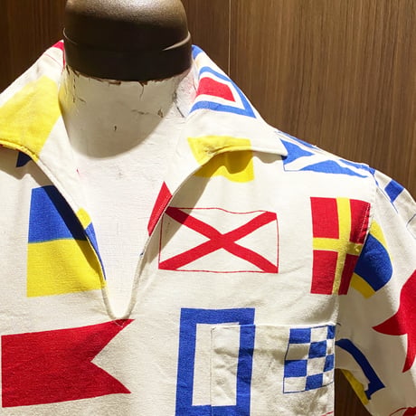 1960's BRENT Skipper Pullover S/S Shirt