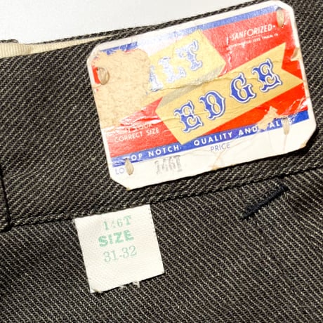 1940's BILT EDGE Covert Trousers Deadstock