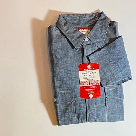 1950's〜 BIG MAC Chambray L/S Shirt Deadstock