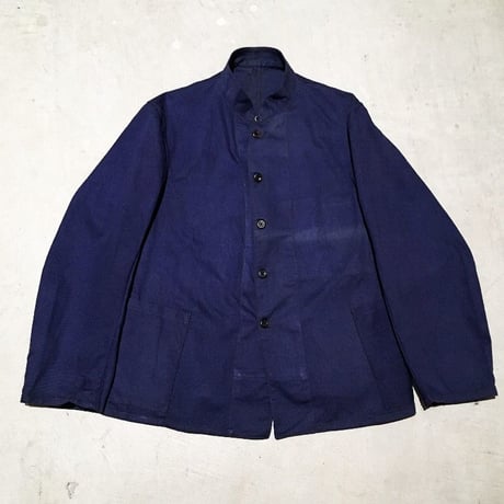 1910〜20's French Army Indigo Cotton Twill Jacket Deadstock