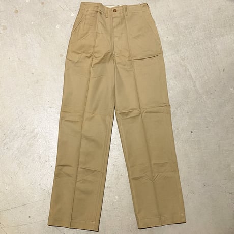 1940's US.ARMY M-45 Chino Trousers Deadstock