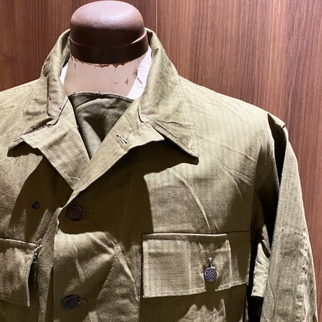 1940's US.ARMY M-43 Herringbone Jacket Deadstock