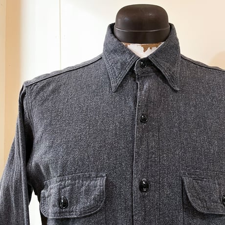 1940〜50's HERCULES Black Chambray L/S Shirt