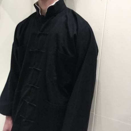 1970's Rose China Jacket Black