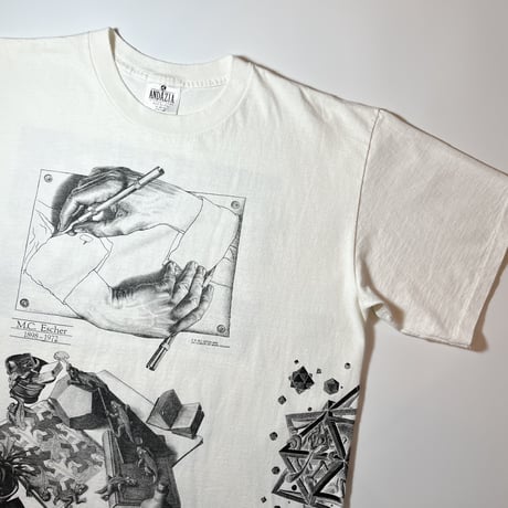 1990's ANDAZIA M.C.ESCHER Mulch Printed Tee