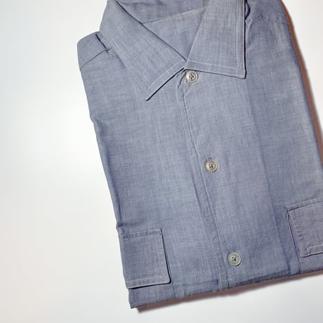 1960's Unknown Chambray S/S Shirt Deadstock