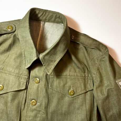 1950's British Army Green Denim Jacket Deadstock