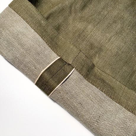 1950's British Army Green Denim Trousers Deadstock