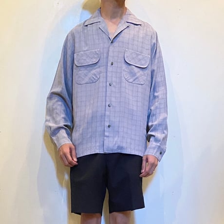 1950's〜 Sportsman Rayon L/S Shirt