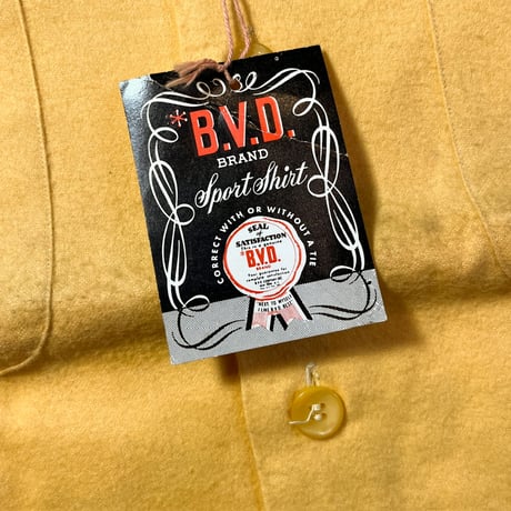 1950's B.V.D. Flannel L/S Shirt Deadstock