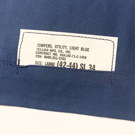 1970's US.NAVY Utility Jumper Deadstock