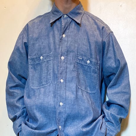 1950's〜 OX-HIDE Chambray L/S Shirt