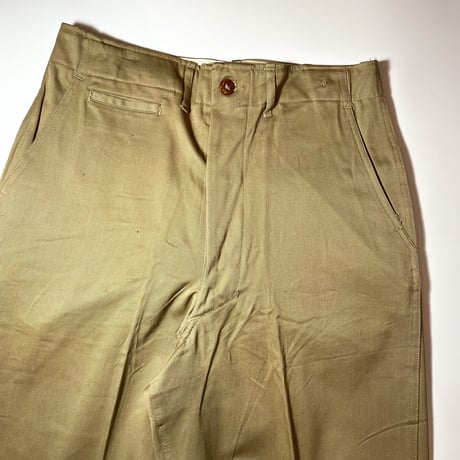 1940's US.ARMY M-43 Chino Trousers Deadstock