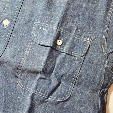 1960's BIG MAC Chambray L/S Shirt Deadstock