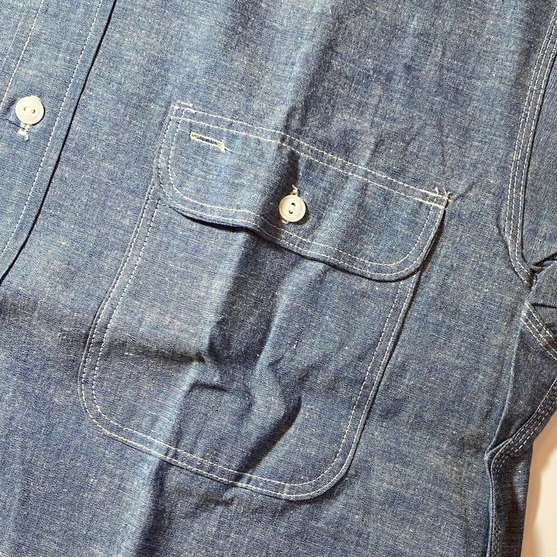 1960's BIG MAC Chambray L/S Shirt Deadstock | U