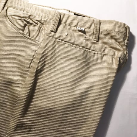 1960's h.i.s Corduroy Tapered Pants Deadstock