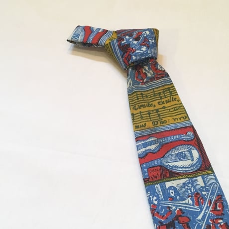 1960's Rooster Cotton Necktie