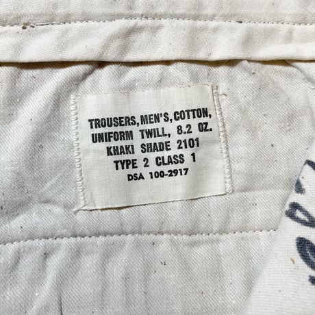 1960's US.ARMY Chino Trousers