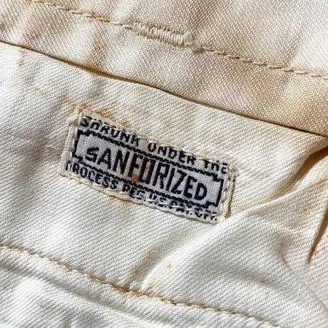 1930's〜 Stifel Fabric Cotton Trousers Deadstock