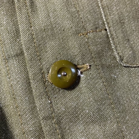 1950's British Army Green Denim Jacket Deadstock