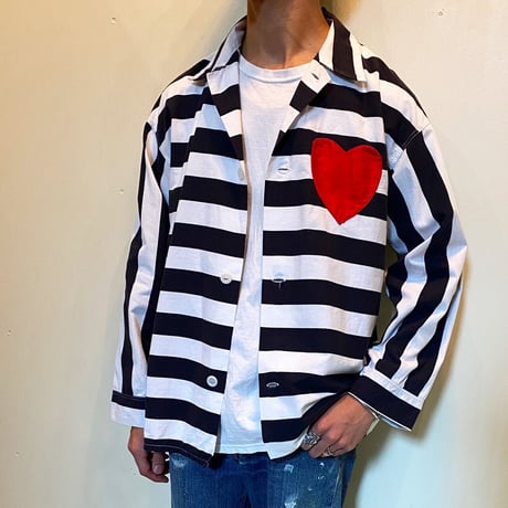 1950〜60's B.V.D. Prisoner Like Pajama L/S Shirt