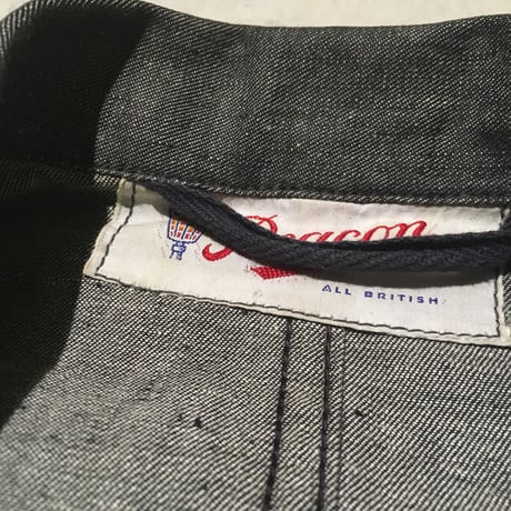 1950's British Beacon Gray Dungaree Coat Deadstock