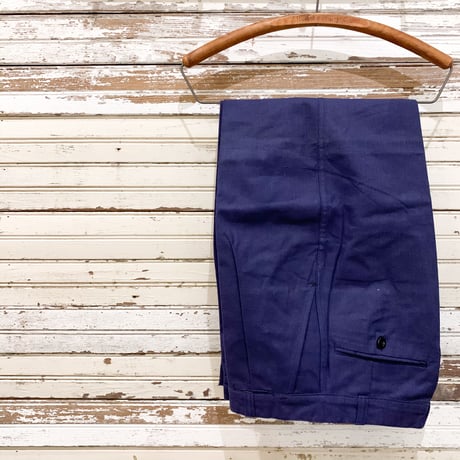 1940's〜 French Unknown Cotton&Linen Trousers Deadstock