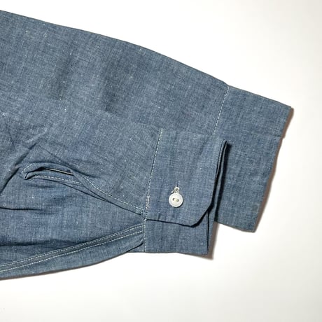 1960's Unknown Chambray L/S Shirt Deadstock