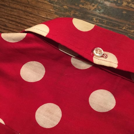1960's James Hall Dots L/S Shirt Deadstock