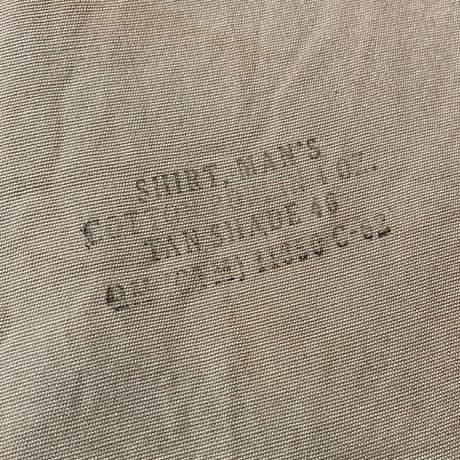 1960's US.ARMY Poplin L/S Shirt