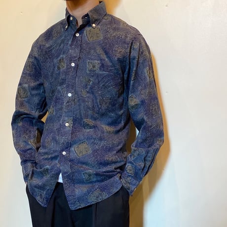 1960's ARROW Batik L/S Shirt