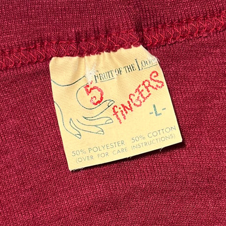 1970's FRUIT OF THE LOOM L/S Tee Deadstock