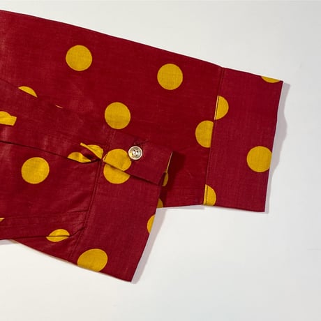 1960's The MOD Dots L/S Shirt Deadstock