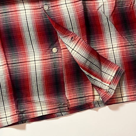 1960's PENNEY'S Rayon L/S Shirt Deadstock