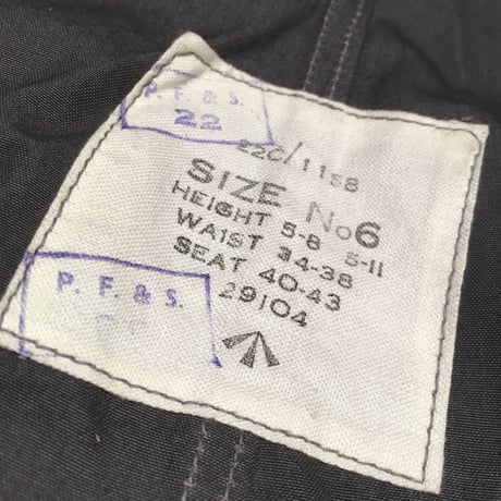 1950's RAF Ventile Over Trousers Deadstock