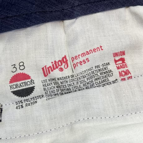 1970's〜 Unitog Work Trousers Deadstock