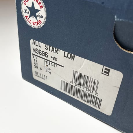 1990's CONVERSE ALL STAR Low Deadstock