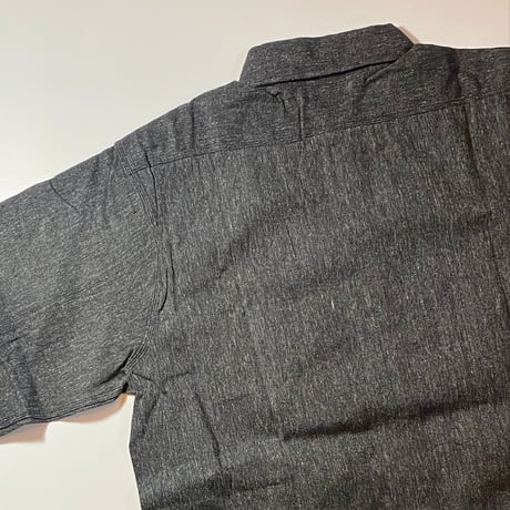 1940〜50's 5 BROTHER Black Chambray L/S Shirt Deadstock
