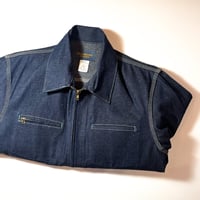 1960's LIVRADOR Black Moleskin Jacket Deadstock