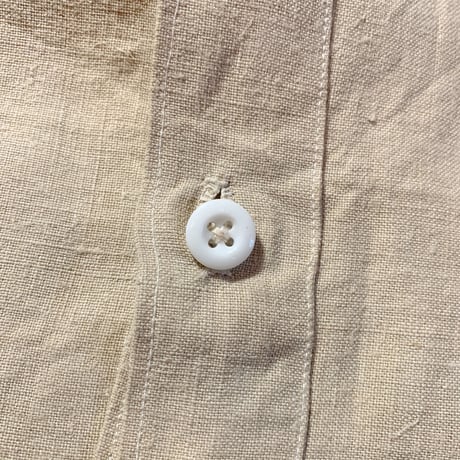 1930's French Unknown Linen Smock