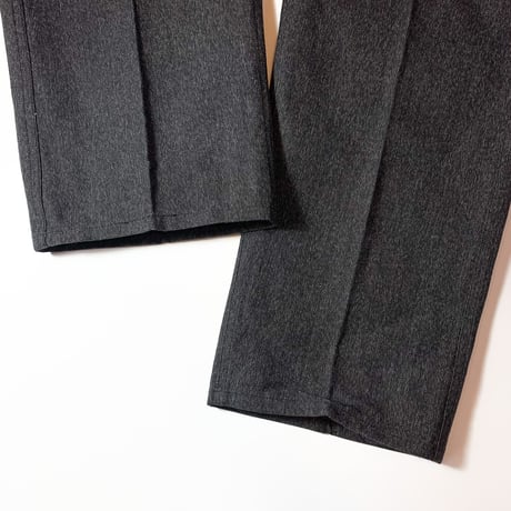 1950's French Unknown Black Chambray Trousers Deadstock