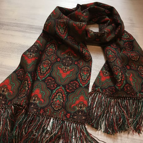 1960's〜 Shady Character Rayon Scarf