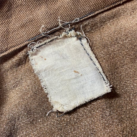 1900〜10's US.ARMY Brown Denim Pullover Jacket