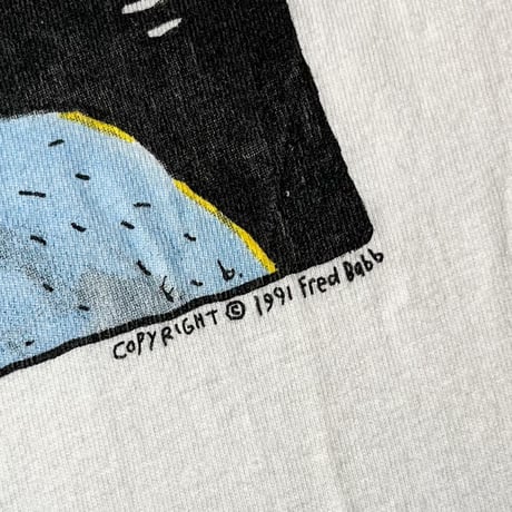 1990's Hanes Fred Babb Printed Tee